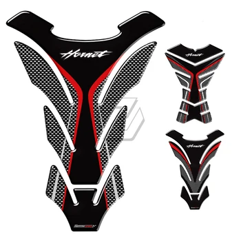 3D Carbon-look Motociklu Tvertne Pad Aizsargs Decal Uzlīmes Lietā Honda Hornet CB600F CB650F CB250 CB1000R