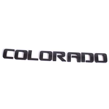 3D COLORADO Vēstules Uzlīmes Automašīnas Spārnu Tailgate Emblēmu Plāksnītē Dekoratīvās Uzlīmes Z71 ZR2 LT