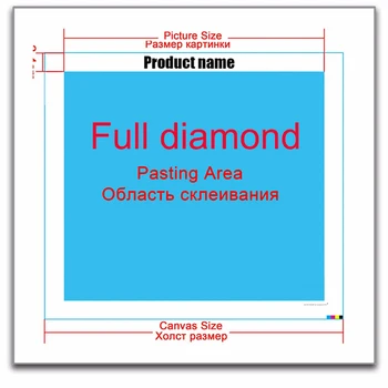 3D Dimanta izšuvumi diamond 