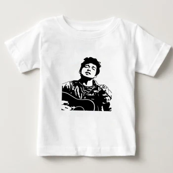 3D Druka t kreklu dziedātājs Bobs Dilans T-krekls zēns/meitene Īsām Piedurknēm O-veida kakla vasaras topi Tshirts bērnu krekls 3T-8T bērniem drēbes