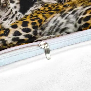 3D Leopard Ģimene Gultas Komplekts Sega sedz kopumu, Dabīgas Dzīvnieku gultasveļa gultas set Home Textiles 3pcs