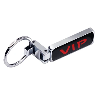 3D Metāla VIP Emblēmas Nozīmīti Auto Stils Keychain Atslēgu piekariņi Keyring BMW Audi VW, Ford, Nissan Toyota Honda Piederumi