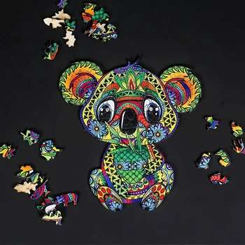 3D Puzli, Rotaļlietu, Koka Puzles, Unikālas Formas Puzzle Gabalus Labākā Dāvana Pieaugušajiem Bērniem Puzzle Rotaļlietas Ideāls Ģimenes