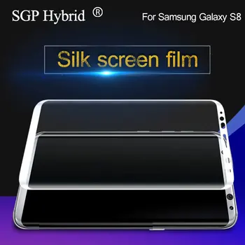 3D Stikls, Pilnībā Segtu Samsung S8 Aizsardzības Rūdīta Stikla Filmu par Sansung Gelaksi, Ņemiet vērā, 8 S8 + S8 Plus Not8 Aizsardzība