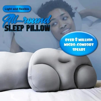 3D Visas Kārtas Miega Spilvenu Mākoņi Daudzfunkcionāls Spilvens Gulēšanas Olu Spilvens 