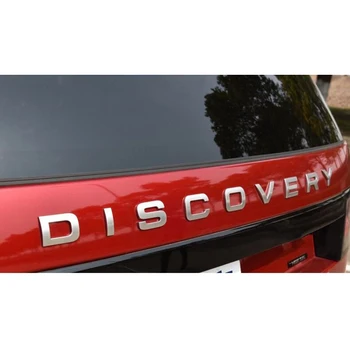 3D Vēstuli DISCOVERY Automašīnas Aizmugurē, Priekšā, Emblēmas, Emblēmu Decal Uzlīmes, Land Rover Priekšējā Pārsega, Aizmugures Bagāžnieka