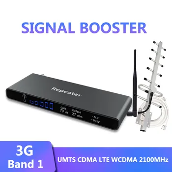 3G Repeater WCDMA 2100 Mobilo Signālu Pastiprinātājs UMTS 2100MHZ Mobilais Mobilā tīkla Signāla Atkārtotāju Pastiprinātājs 3G Tīkla Uztvērējs