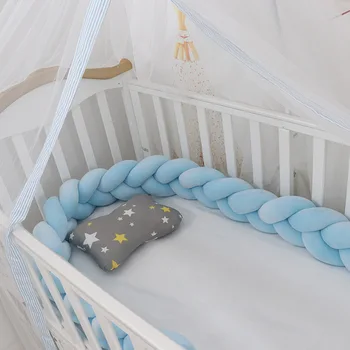 3M Garums cama infantil Ziemeļu Mezgls Pīt bērnu bufera bērnu gultas komplekts bērnu gultiņa gultas komplekts aizsargs cuna