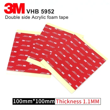 3M VHB zīmola 5952 lentes var lapiņu pie Stikla,dubultie Akrila Adheisve Akrila Putu 3M VHB Lentes 100mm * 100mm lielums 10Pcs/Daudz