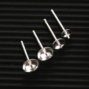 3mm-12mm Pogas pērļu saldūdens pērļu AAA 8-8.5 mm baltās pogas dabas pērle par Roku darbs DIY rotaslietas