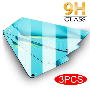 3pcs aizsardzības stiklu Huawei P 40 Lite ekrāna aizsargs, stikla, uz Huawei P30 Lite P40 Lite E P Smart z Plus pro 2019 glas