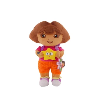 3pcs/daudz mīlestības piedzīvojums ar Dora Zābaki mērkaķis Swiper plīša Lelle, rotaļlieta, 25cm Dora mērkaķis pildīti ar mīkstu TV & filmas plīša rotaļlieta bērniem
