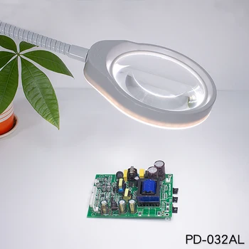 3X 5X 8X 10X Galda Clip-on Palielināmā Stikla Lampa Apgaismoja Luminiscējošas Optisko Palielinātāju, Lai PCB Pārbaudes Skaistumu Zobārstniecība 3/10X
