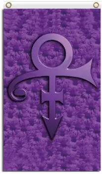 3x5ft Purple Prince poliestera banner karogu