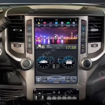 4+128G Tesla Ekrāna 2018 2019 2020 Dodge RAM 1500 Android 9 Auto Multimediju Atskaņotājs, GPS Navi Audio Radio Auto Stereo Galvas Vienības