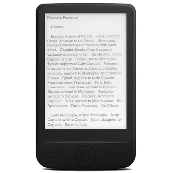 4.3 Collu E-Ink Ebook Reader 800X600 Ereader Elektroniskā Papīra Grāmatu ar Priekšējo Gaismu PU Vāciņu(4G)
