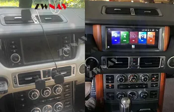 4+64GB IPS Ekrānu PX6 DSP Land Rover Range Rover 3 2002-2011 Android Auto GPS Multimedia Player, Galvu Vienība, Radio Navi Audio