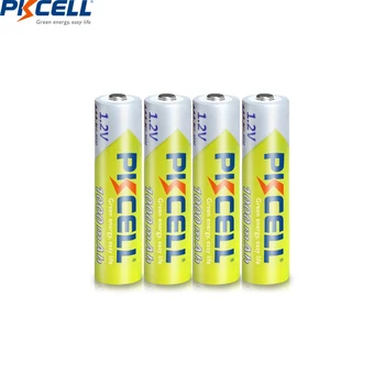 4/8PC PKCELL AAA NIMH atkārtoti Uzlādējams Akumulators 3A 1000mah 1.2 V NI-MH AAA Akumulatoru baterijas Uzlādējamas aaa līdz 1000circle reizes