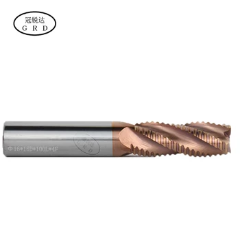 4 flautas roughing beigu dzirnavas hrc55 hrc65 6mm 8mm 10mm 12mm 16mm 20mm CNC apstrādes centra alumīnija frēzēšanas metāla koniskais pārnesums