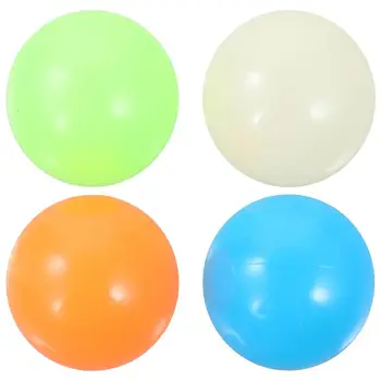 4 GAB. Lipīgu Bumbu Mīksto 45mm Drošu Jautri Dienasgaismas Bouncy Bumbu Mērķa Dekompresijas Bumbu Lipīgu Bumbu Sienas Mērķa Plātni, Griestu