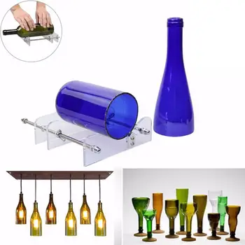4 In1 Stikla Pudele Frēzes darbgaldiem Saišķis Vīna, Alus, Šampanieša Pudeles un Burkas Griešanas Instrumentu Komplektu, Mājas Bārs Apdare
