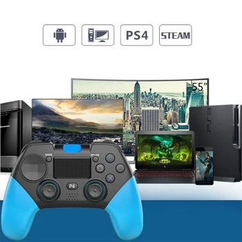 4 Krāsas Wireless Gamepad Bluetooth 4.0 Vibrācijas Touch Screen vadības PS4/PC/TVAIKA PS4 Pro spēļu vadāmierīces
