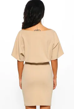 4 krāsu karstā pārdot 2019. gada vasaras modes kaklasaiti apaļu apkakli, īsām piedurknēm sexy kleita plus lieluma kleitu puse nakts klubu kleita ONY025