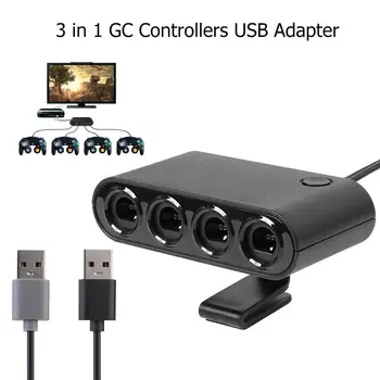 4 Porti Pārveidotājs GameCube GC Kontrolieris USB Adapteris Nintend Slēdzis NGC/Wii u/GAB Star Kaujas Spēli Atbalsta Dropshipping