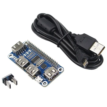 4 Porti USB HUB CEPURI Aveņu Pi 3 / 2 / Nulles W Pagarināšanu Valdes USB Uz UART Par Sērijas Atkļūdošanas Saderīgs Ar USB2.0/1.