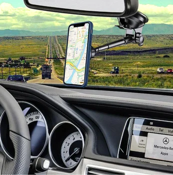 40 GAB. Vairumtirdzniecības Universālais Magnētiskais Tālruņa Turētājs iPhone Samsung Automašīnas tālruņa Turētāju Automašīnas Vējstikla Paneļa Stiprinājums