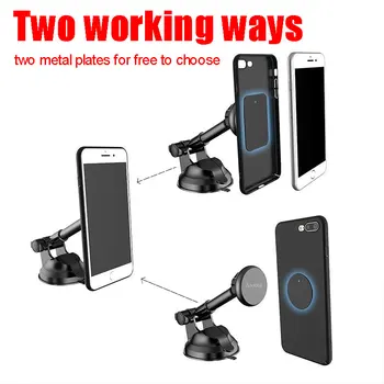 40 GAB. Vairumtirdzniecības Universālais Magnētiskais Tālruņa Turētājs iPhone Samsung Automašīnas tālruņa Turētāju Automašīnas Vējstikla Paneļa Stiprinājums