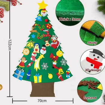 40# Stereoskopiskās Ziemassvētku Eglīte, Lielās Ziemassvētku Dāvanas, neausts Ziemassvētku ziemassvētku mājas apdare navidad Droshipping