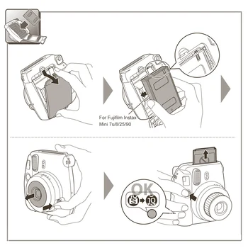 40pcs Fujifilm Instax Mini 8 9 Filmas par Fujifilm Fuji Tērzēšanas Kamera Instant mini 8 9 7s 25 50s 90 Foto Papīrs Balts Filmu