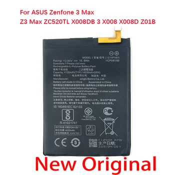 4130mAh C11P1611 Akumulatoru ASUS Zenfone Max 3 Z3 MAX ZC520TL PegASUS 3 X008 X008D Z01B Tālrunis+Izsekošanas Numuru