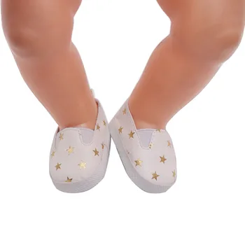 43 cm baby lelle kurpes un apavus uz 18 collu Meitene lelles, ikdienas apavi, rotaļlietas, zābakus un leļļu piederumi. usc-11