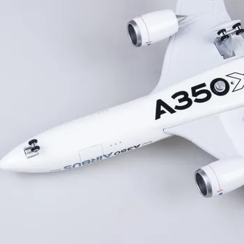 47CM 1/142 Lidmašīna Airbus A350 Prototips XWB Aviosabiedrības Modeli Gaismas Lējumiem Lidmašīnu pasažieru lidmašīna Savākšanas Zēni Pieaugušo Rotaļlietas Displejs