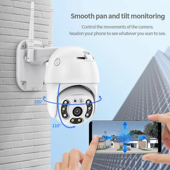 4G Drošības Kameras Āra Mājas Apsardze, 2MP WiFi IP VIDEONOVĒROŠANAS Kameras Audio Ūdensnecaurlaidīgu Smart P2P IS Nakts Redzamības Goole Mājas