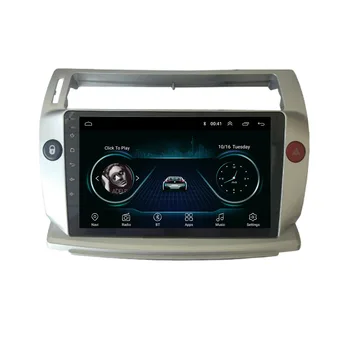 4G LTE Android 10.1 Par Citroen C4 C-Triomphe C-Quatre 2004. - 2009. Gadā Multivides Stereo Auto DVD Atskaņotājs Navigācija GPS Radio