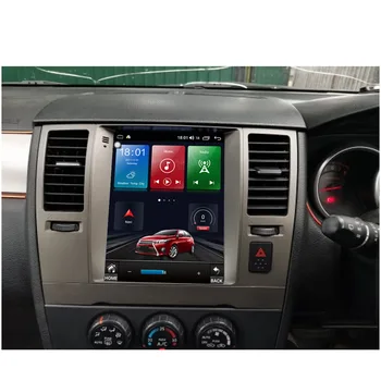 4G LTE Android 10 Par Nissan Tiida 2004-2013 Tesla Veida Multivides Stereo Auto DVD Atskaņotājs Navigācija GPS Radio