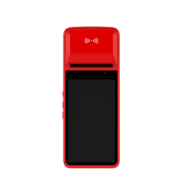 4G, Wifi, Bluetooth, NFC, GPS 5Inch LCD 58mm Termiskā Printeri POS Mašīna 5MP Kamera 1D Svītrkodu Skenēšanas Android Smart POS Terminālu R330