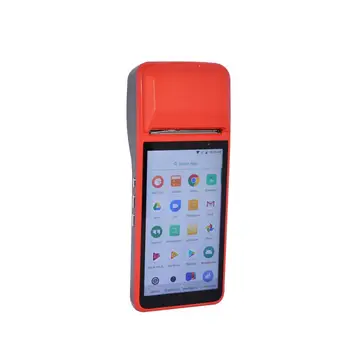 4G, Wifi, Bluetooth, NFC, GPS 5Inch LCD 58mm Termiskā Printeri POS Mašīna 5MP Kamera 1D Svītrkodu Skenēšanas Android Smart POS Terminālu R330