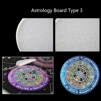 4gab Astroloģija Valdes Sveķu Pelējuma Sun Moon Star Tarot Kartes ligzda Pelējuma Maģija