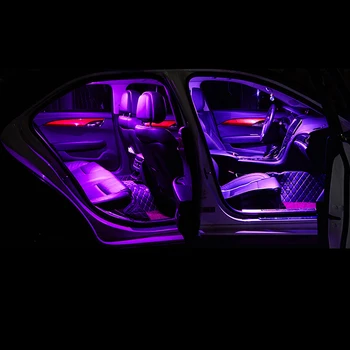 4gab Bez Kļūdām 12V Auto LED Spuldzes, Auto Interjera Lasīšanas Gaismas Komplekts Honda Accord 7 2003-2007 Dome Lasīšanas Gaismas Bagāžnieka Lampas
