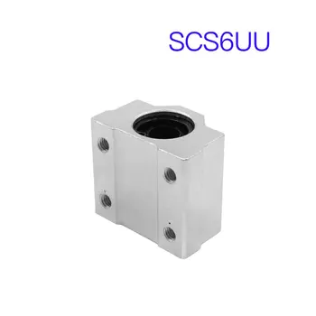 4gab SCS6UU SCS8UU SCS10UU SCS12UU SCS16UU SCS20UU Lineāro Lodīšu Gultņiem Bloķēt CNC Router 3D Printera Daļas