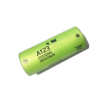 4gab Sākotnējā ASV A123 26650 Akumulatora ANR26650M1B 3.2 V 2500mah 30C 70.A uzlādējams Litija dzelzs fosfāta Baterijas