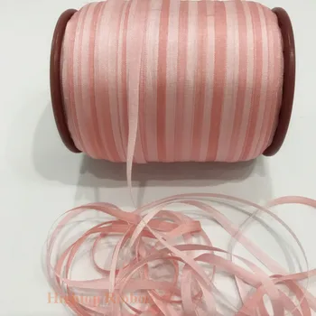 4mm raibi rozā krāsu tīra zīda austi double face zīda lentes izšūšanai handcraft projektu,dāvanu iesaiņošanas