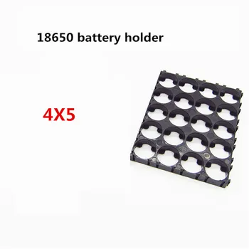 4X5 pievienoties 18650 akumulatora turētājs turētājs, Cilindriskās baterijas turētāju 18650 li-ion šūnu turētājs 10/20/30/50gab