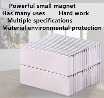 5/10psc Neodīma magnēts 40x20x3 N35 laukumā super spēcīgu spēcīgu pastāvīgo magnētu bloku retzemju ledusskapja magnēts 40*20*3