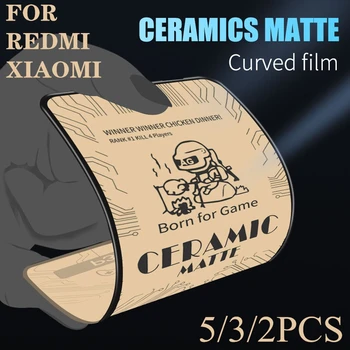 5/3/2PC Matēts Matētas Keramikas Ekrāna Aizsargi Xiaomi Mi 9 SE 9T Redmi Piezīme 8 7 9s 8T Pro Mi 10 Lite POCO X3 Rūdīts Stikls