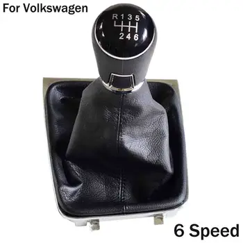 5/6 Ātrumu Manuālo Auto Pārnesumu Pārslēdzēju Rokturi Stick Sviru Gaiter Boot Segums, Volkswagen, VW Golf 7 MK7 2013-2017
